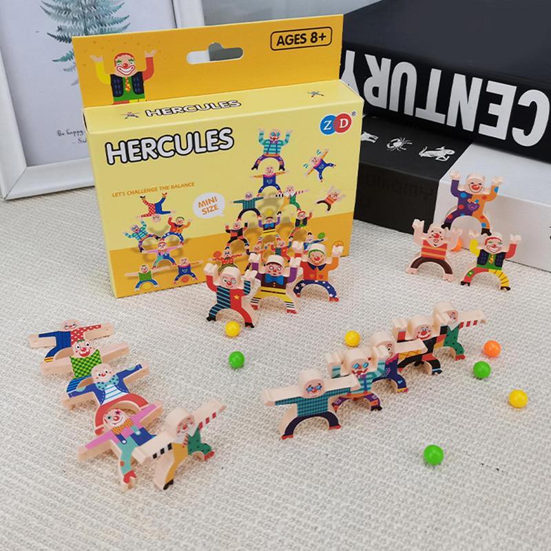 Juego de apilamiento para niños, Mini juego de bloques apilables portátiles coloridos para fiesta, juguetes educativos interactivos para el desarrollo temprano