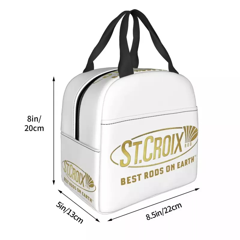 Life Love St Croix Merch 658 Insulated Lunch Bags Picnic Bags Thermal Cooler Lunch Box Lunch Tote for Woman Work Children School
