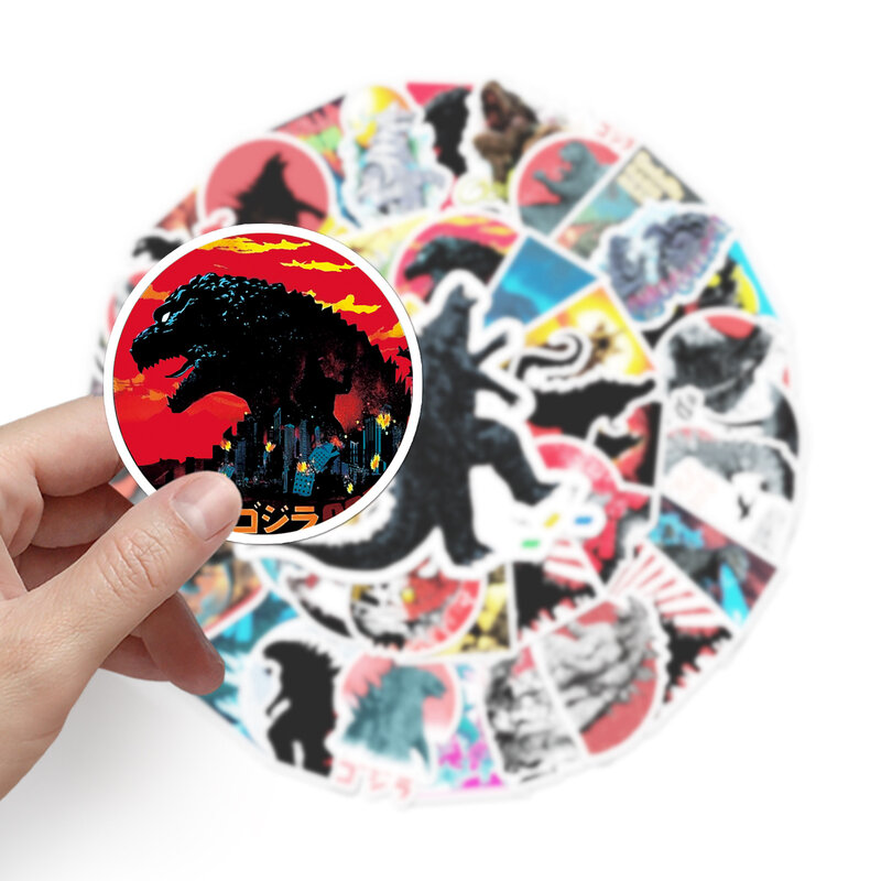 50 Monster Godzilla Anime Cartoon Graffiti Stickers Decorative Laptop Motorcycle Skateboard Car Water Cup Waterproof Sticker