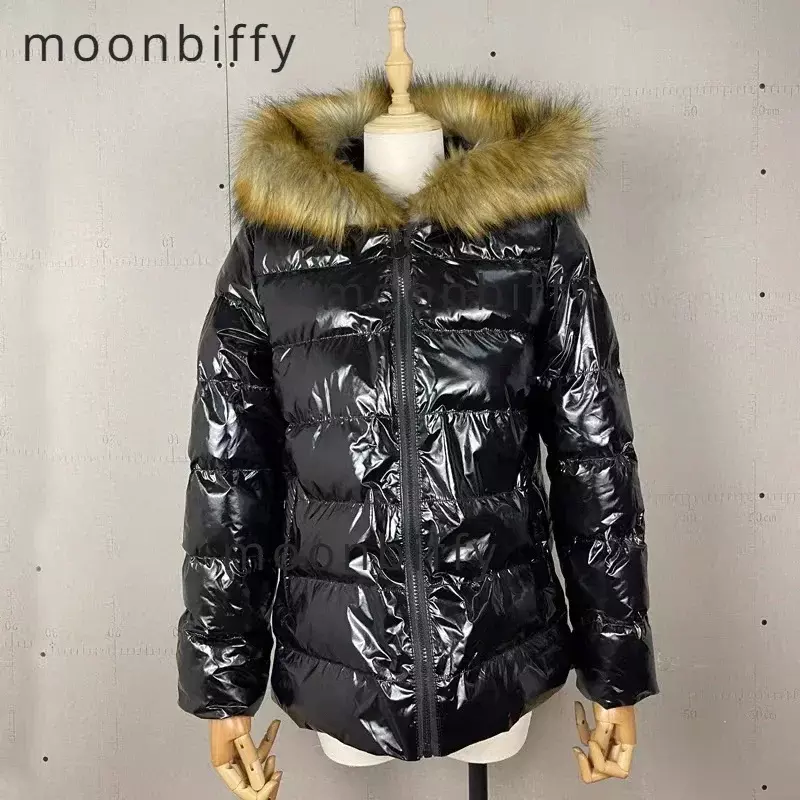 Женская зимняя новая модная повседневная приталенная хлопковая куртка с воротником из искусственного меха и капюшоном теплая куртка пальто на молнии