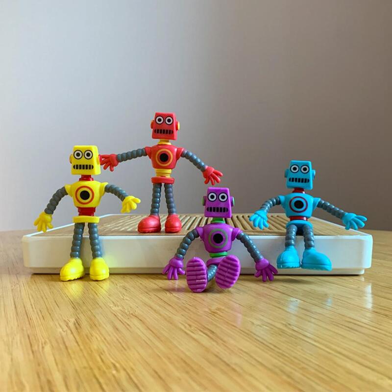 Figets Toys Creative Wire Robot Twisted TDeformed Ever-Changing Doll Fun Decompression Tricky Children Toy Gifts