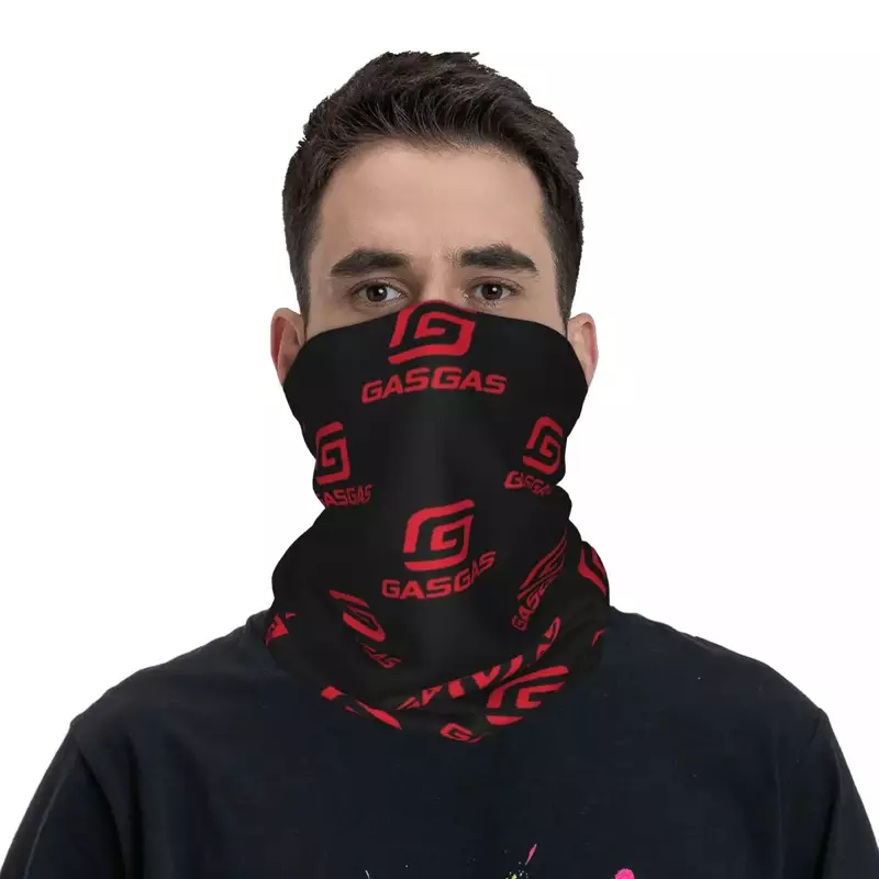Gasgas Plaid Logo Bandana Neck Cover Printed Face Scarf Multifunctional Cycling Scarf Riding Unisex Adult Winter