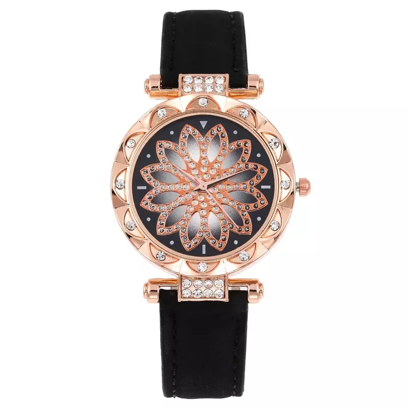 Moda simples tendência de luxo romântico feminino relógio casual com cinto decorativo quartzo wristbatch suporte atacado & dropship