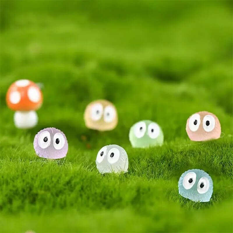 Cute colorful coal briquettes luminous toy mini small black ball dust fairy toy ornaments as gift to send to friends