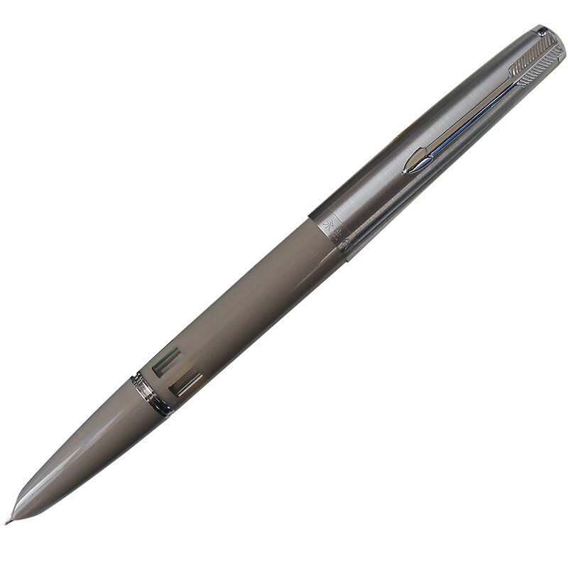 Ручка перьевая Yongshen 601 с вакуумным наполнением, Канцтовары для письма, офисные и школьные чернильные ручки с видимым окном, в подарочной коробке