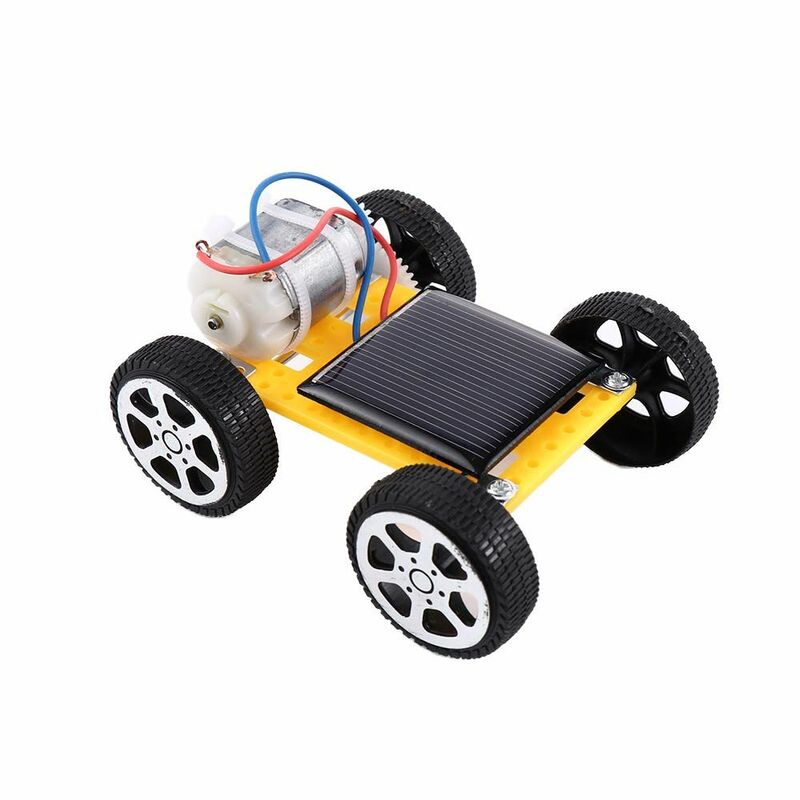 Giocattoli educativi divertenti esperimento scientifico Kit Robot per auto assemblato fai da te Set giocattoli per auto solari energia giocattolo ad energia solare