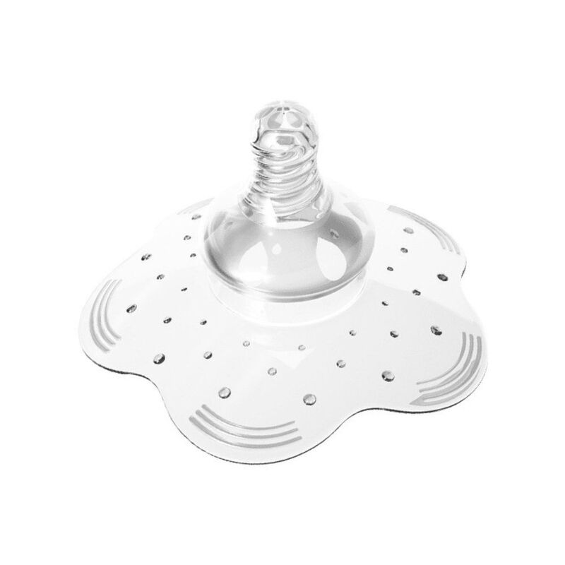 Copricapezzoli per madre stile petalo foro per latte incrociato estrattore per latte per donna protezione per capezzoli scudi per l'allattamento al seno