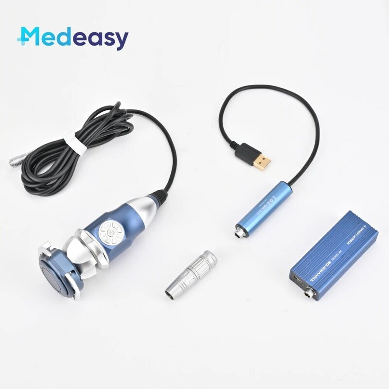 Przenośna medyczna endoskopia do operacji USB Full HD 1080P kamera endoskopowa HDMI z wolnym źródłem światła