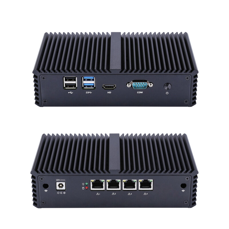 Qotom 4 Lan Core i3/i5 Mini PC Qotom-Q330G4/Q350G4 mit Core i3-4005U/i5-4200U pfSense appliance als eine firewall AES-NI