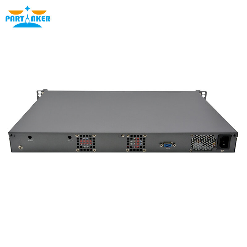 1U Firewall Rackmount LGA1151 Intel Core i3 6100 i5 6500 i7 6700 6x I226 LAN 2 SFP 4 SFP 2 USB Firewall Appliance pfSense ROS