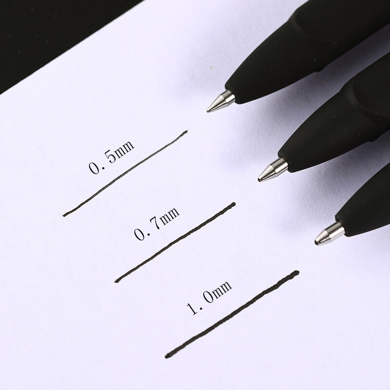 Haile سعة كبيرة هلام القلم 0.5/0.7/1.0 مللي متر الأعمال القلم توقيع قلم الخط الكرة القلم للمدرسة مكتب الكتابة القرطاسية