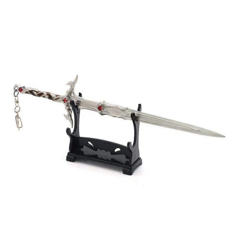 Giantslayer Baldur's Gate 3 permainan Merchandise 1:6 Model senjata pedang logam penuh ornamen rumah mainan gantungan kunci kerajinan 22cm