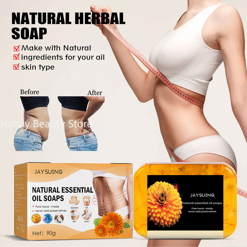 Lymphatic Detox Fat Burning Soap Natural Herbal Weight Loss Anti-fat Soap Handmade Cellulite Slimming Soap Health Care Tools