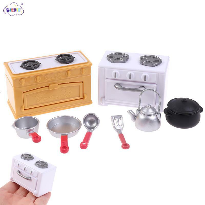 1:12 Dollhouse Miniature Kitchenware Cooking Ware Mini Pot Kettle Cooktop Coffee Tea Cups Ceramic Pot tend Play Kitchen Toys