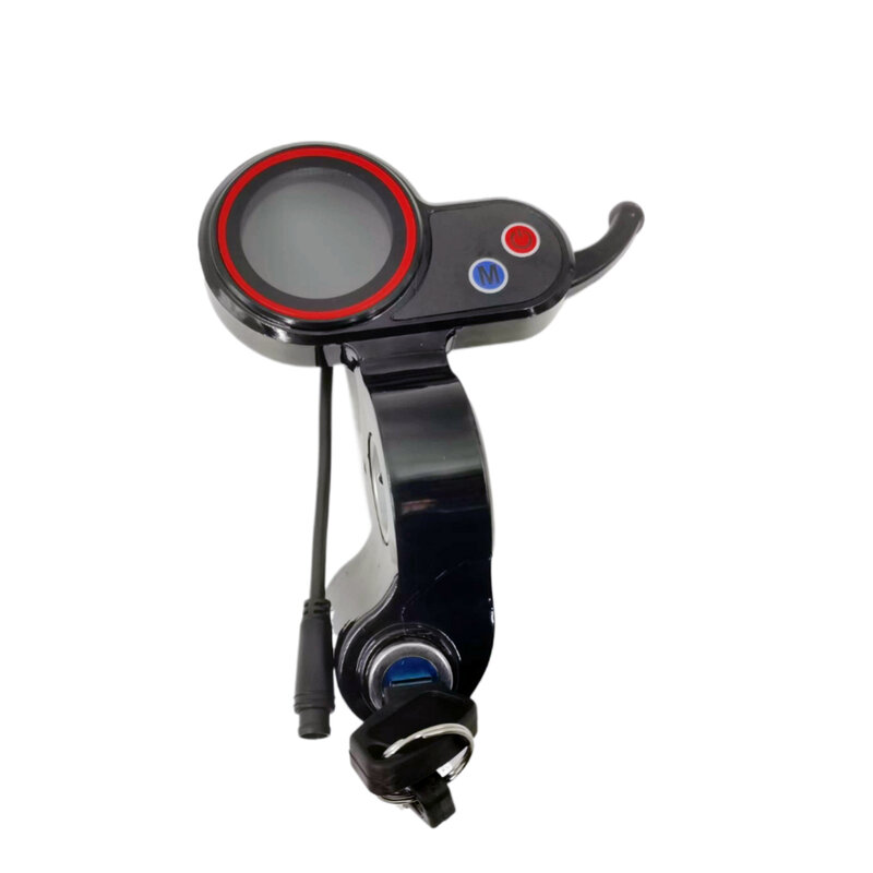 Suku cadang Kickscooter layar LCD untuk Hitway H5 tampilan skuter elektrik dengan Aksesori dasbor instrumen pengunci