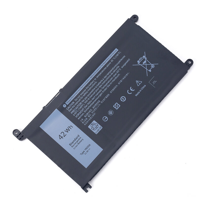 BVBH YRDD6 akumulator do laptopa akumulatory litowo-jonowe 11.4V 42Wh dla D-ell i-nspiron5480 5482 5485 5584 5488 B07DFK12MV FW8KR RRJDX