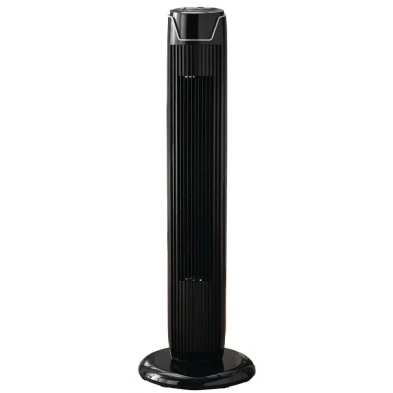 Ventilador de torre oscilante, 3 velocidades, preto, modelo # FZ10-19JR, 36"
