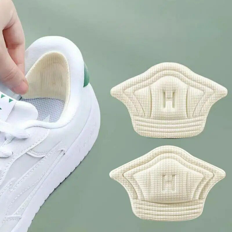 Sneakers Heel Stickers Comfortable and Soft Self Adhesive Inside Shoe Patches Adjustable Self-Adhesive Half Size Sticker