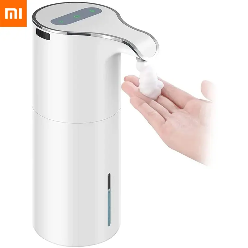 XIAOMI nuovo distributore automatico di sapone da 450Ml Dispenser di sapone schiumogeno senza contatto Dispenser per pompa di sapone in schiuma impermeabile ricaricabile