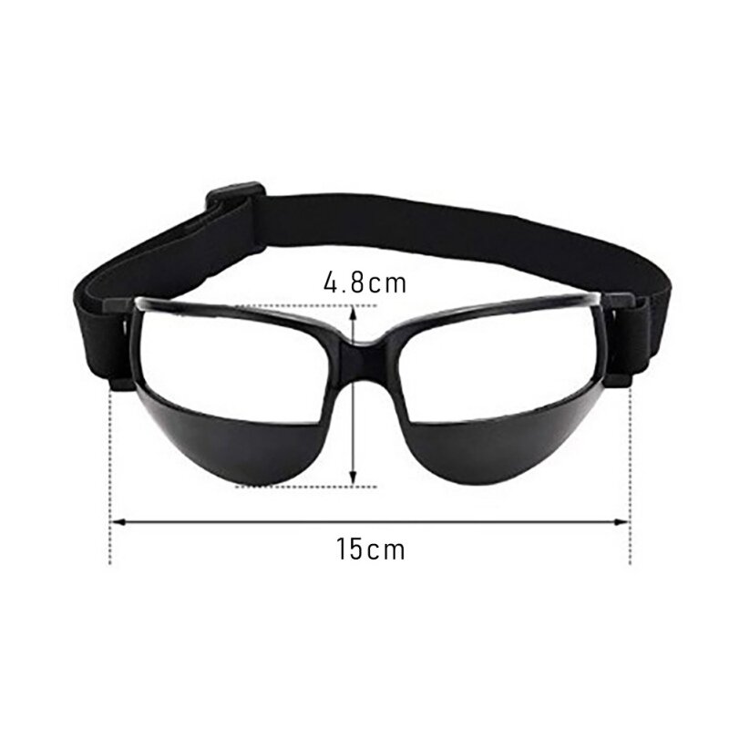 Gafas de baloncesto, lentes de entrenamiento, envoltura elástica ajustable, gafas de seguridad, gafas de ayuda para el goteo, gafas deportivas