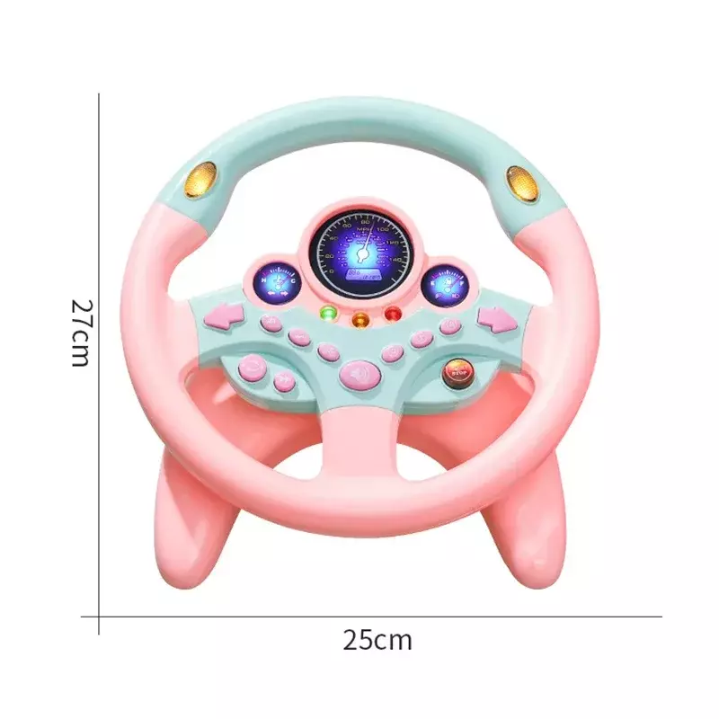 Simulation Driving Car Toy Steering Wheel Kids Baby Interactive Toys Children With Light Sound Musical Educational Gift Toys