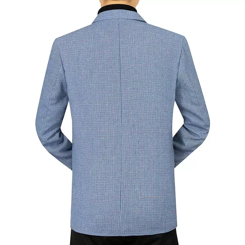 แจ็คเก็ตทรงสลิมฟิตสำหรับผู้ชายเสื้อสูทเสื้อแจ็คเก็ตลำลองธุรกิจเสื้อเบลเซอร์เข้ารูป4XL ฤดูใบไม้ผลิใหม่