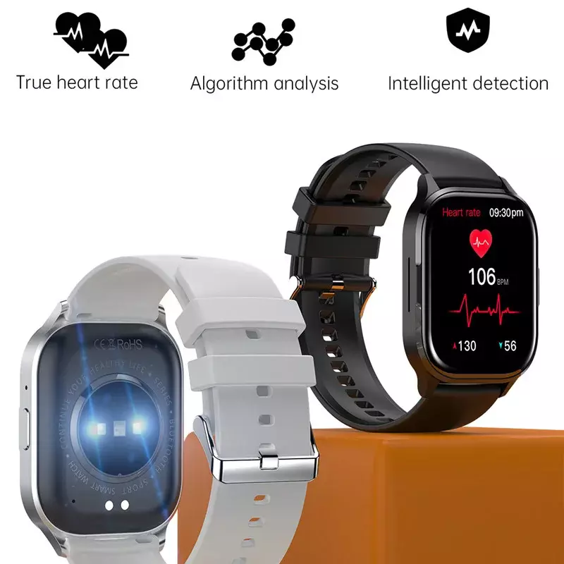 Reloj inteligente HK21, dispositivo con pantalla grande Amoled de 2,01 pulgadas, NFC, Bluetooth, llamadas, música, modos deportivos, control del ritmo cardíaco y de la salud