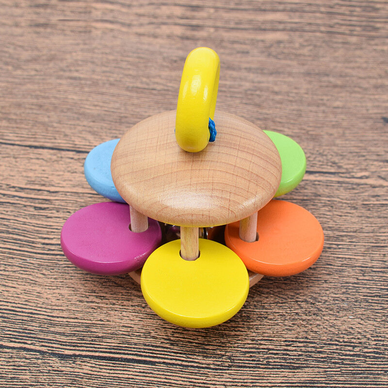 Martello di legno sonagli per neonati regali per neonati giocattoli educativi in legno per bambini bambini giocattoli per bambini Montessori 0 12 mesi