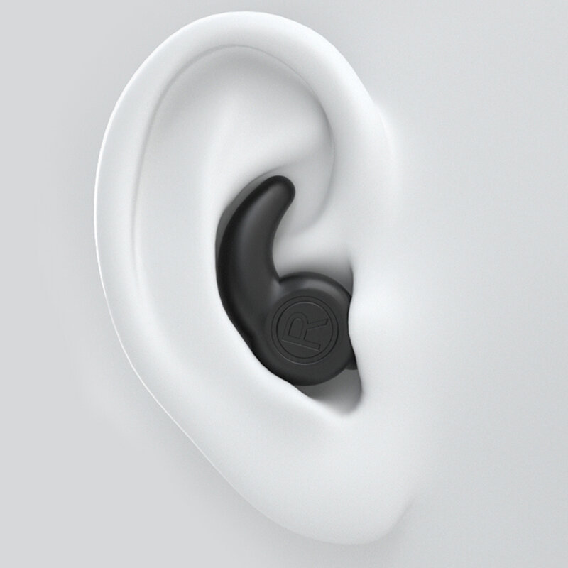 Tapones Para los oídos de silicona suave, Tapones Para los oídos con reducción de Ruido, Para Dormir, 1 par