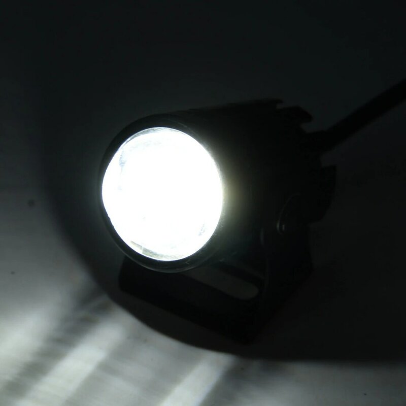 Spot Licht Scheinwerfer Fahren Nebel Lampe Dual Farbe Universal für 12V 24V Motorrad ATV Dirt Bike 12W 6000K + 3000K High/Low Strahl