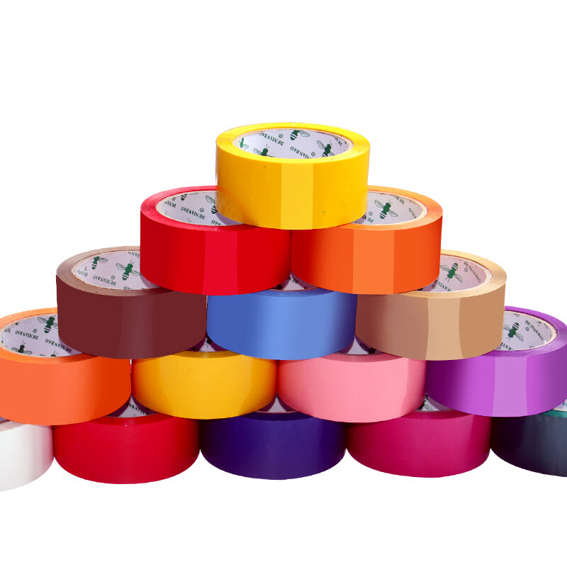 Customized productCustomized Waterproof OPP Black Adhesive Stick Tape Printed BOPP Packing Tape for carton sealing