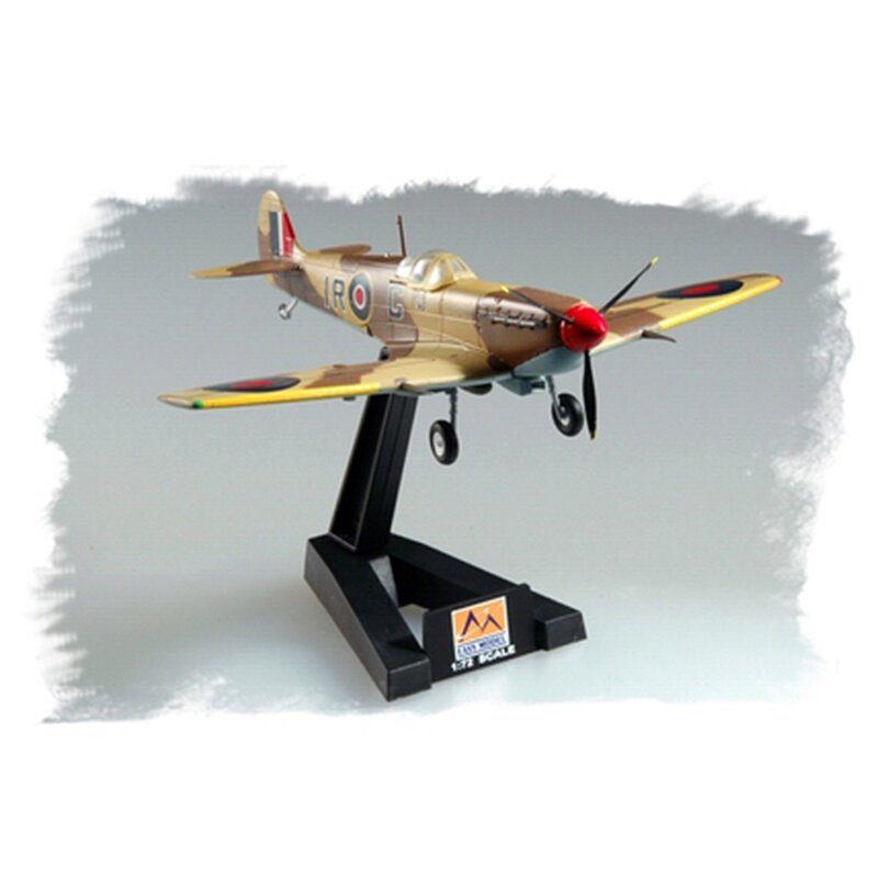 Easymodel-37217 1/72 Spitfire Fighter RAF 224 Commander 1943, modelo de plástico estático militar terminado ensamblado, colección o regalo