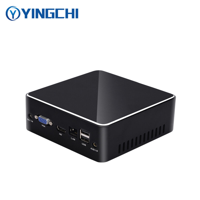 YINGCHI-Mini ordenador Win10, 1000M, LAN Core, i3-5005U/i5-5200U, VGA, 128G, 256G, SSD, WiFi, PC de escritorio pequeño
