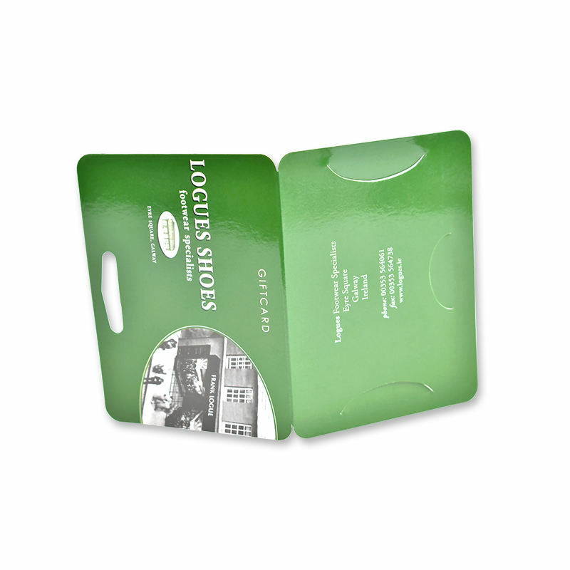 Tempat kartu cetak/amplop kartu/tempat kartu ATM untuk kartu hadiah pvc