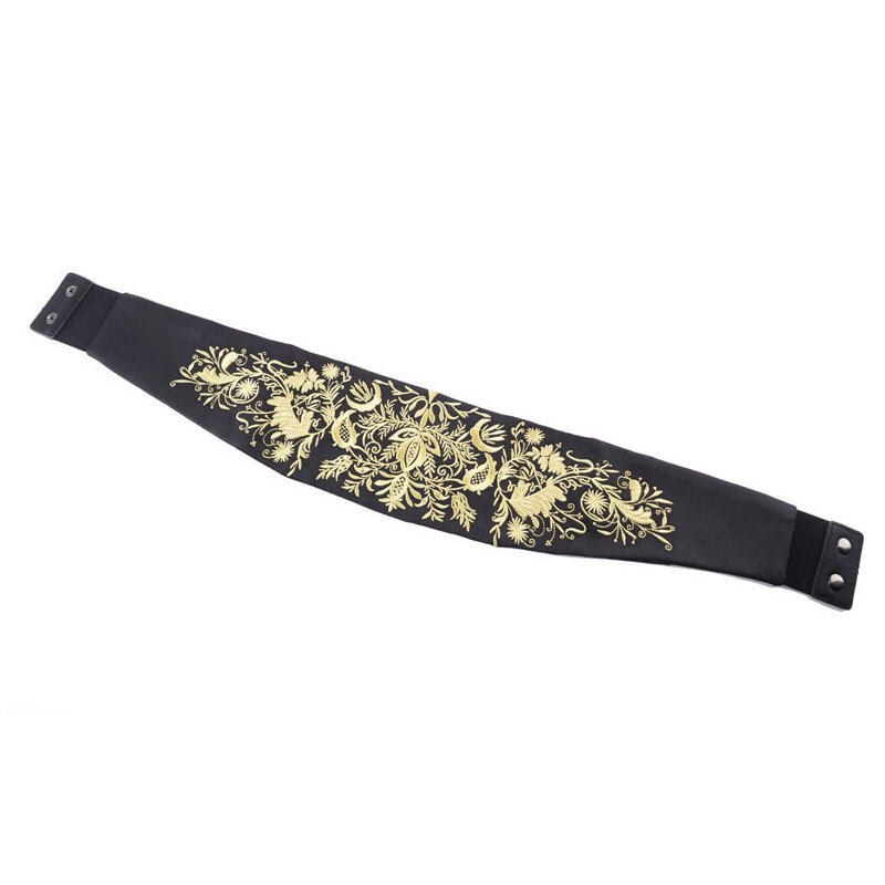 Japanese Retro Embroidered Wide Belt Cummerbunds Kimono   Dress Decor Belt Girdle Adjustable Lady Yukata Sash Tie Waistband