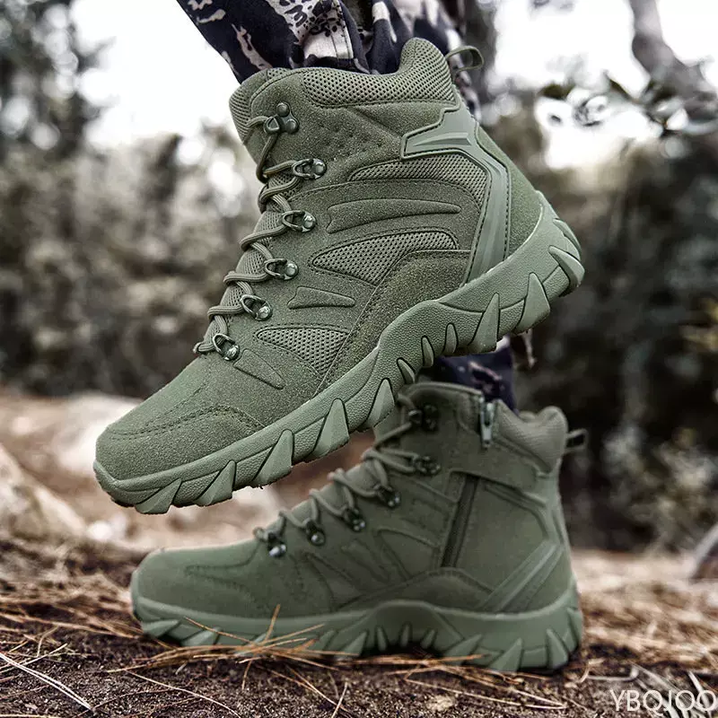 Nuovi stivali da uomo Army Tactical Military Combat Boots Outdoor escursionismo stivali da uomo Winter Desert Motocycle Zapatos Hombre