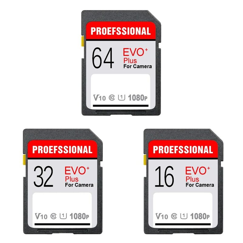 Cartões de memória SD para câmera SLR, cartão UHS-I SD, 512GB, 8GB, 16GB, 32GB, 64GB, 128GB