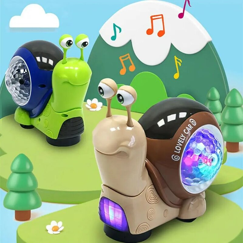Brinquedo de caranguejo andando com música, Luz LED, Brinquedo de plástico andando, Tummy Time Toy, Dança Eremita, Brilhante