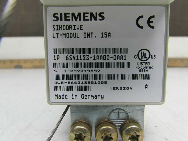 6sn1123-1aa00-0aa1 Siemens Power Module Cnc Systeem Test Ok