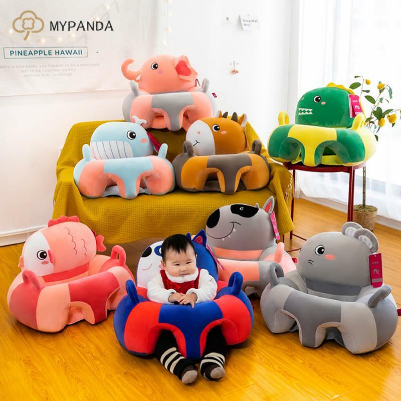 1pcs Baby Sofa Support Seat Cover Baby Plush Chair Learning To Sit Comfortable Toddler Nest Puff Washable without Filler