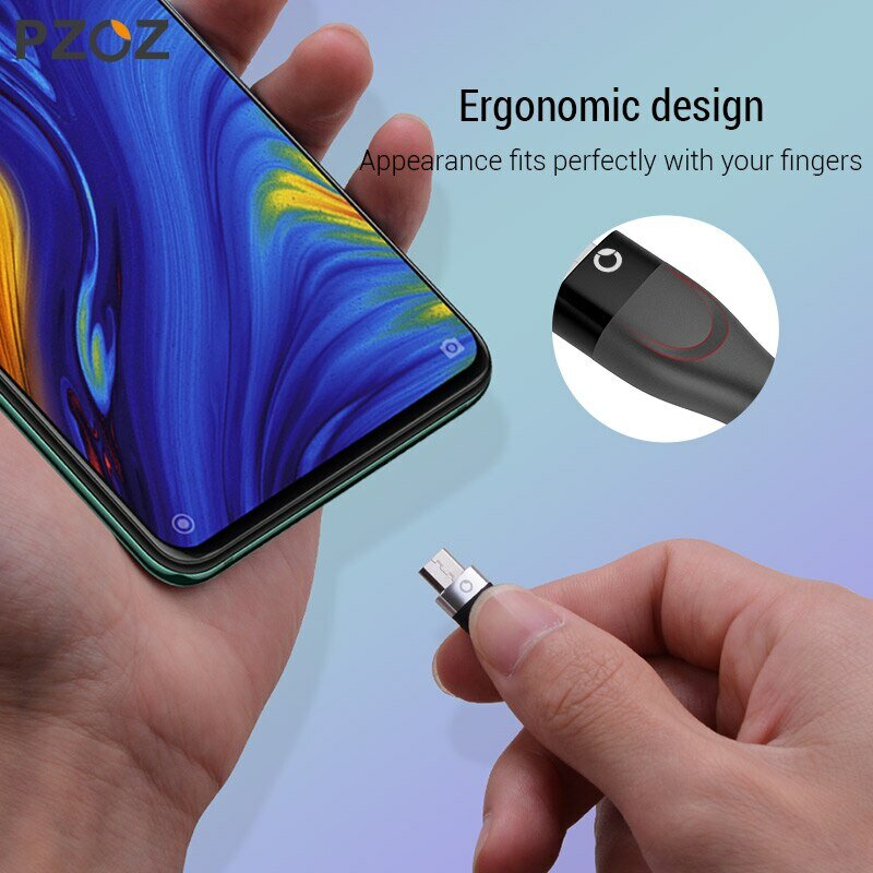 Kabel PZOZ Micro USB do szybkiego ładowania do Samsung S7 Xiaomi Redmi Note 5 Pro Android MicroUSB ładowarka do telefonu komórkowego