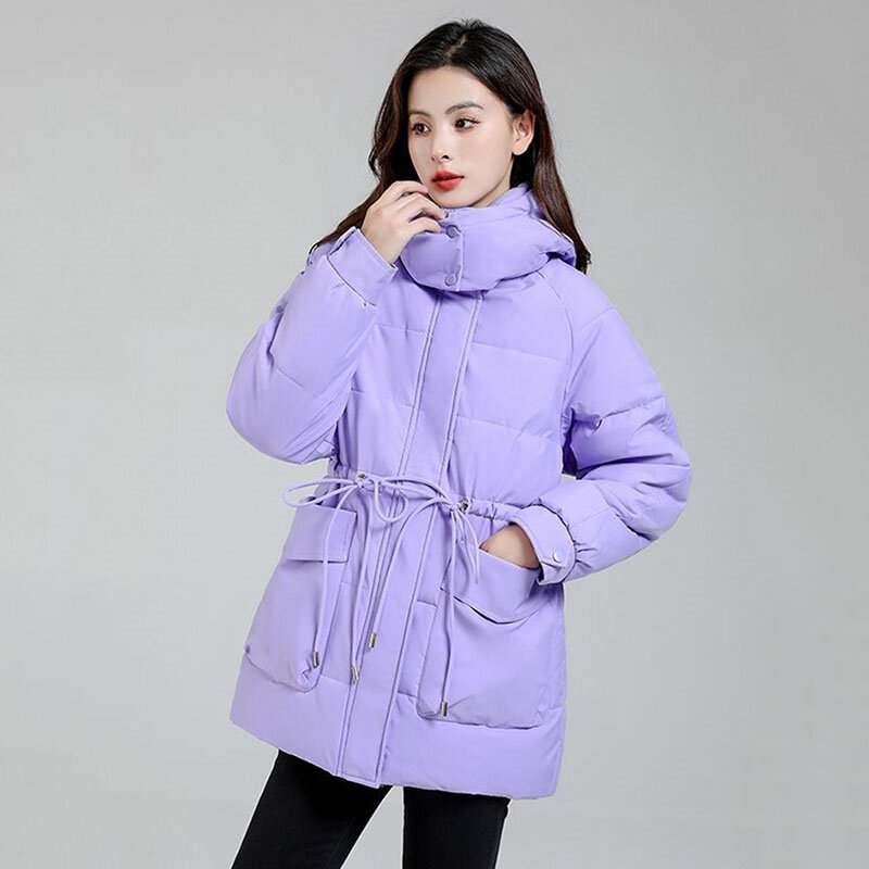 Giacca invernale da donna parka 2023 nuovo cappotto coreano spesso caldo in piumino di cotone capispalla femminile allentato abbigliamento da neve Casual Outwear Ladies