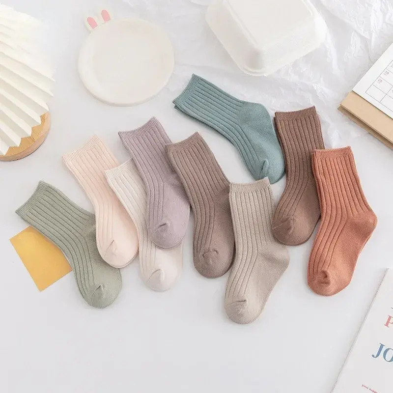 Calzini per neonate calzini per neonati in cotone Comfort per bambini scaldamuscoli per bambini per quattro stagioni accessori per vestiti per bambini