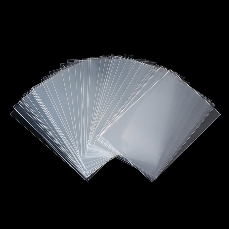 50 قطعة كوريا بطاقة الأكمام واضحة حمض الحرة فيلم حامي ثلاثي الأبعاد