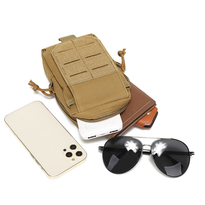 حقيبة خصر تكتيكية محمولة من Chikage ، محفظة عملات معدنية ، رياضة خارجية ، حقائب هاتف ، صيد ، صيد ، جودة عالية