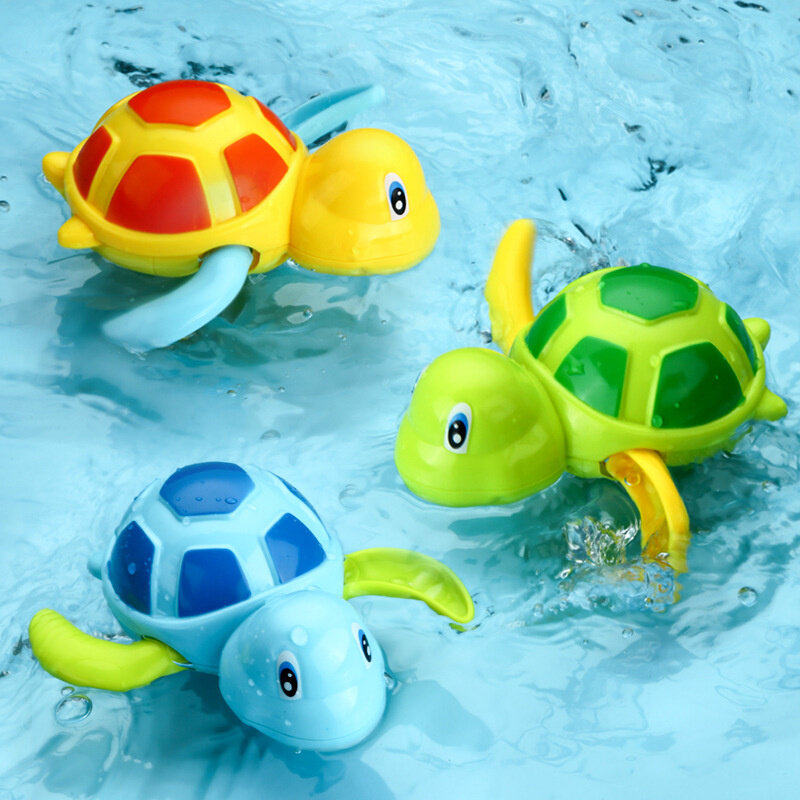 Brinquedos de banho do bebê Banho Bonito Natação Tartaruga Baleia Piscina Praia Classic Chain Clockwork Water Toy para crianças Água Brincando Brinquedos