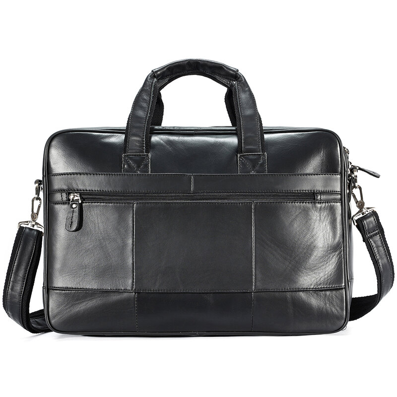 JOYIR – mallette en cuir véritable pour hommes, sac à main pour ordinateur portable 17 ", sacoche à bandoulière, sac de bureau pour voyage d'affaires et travail