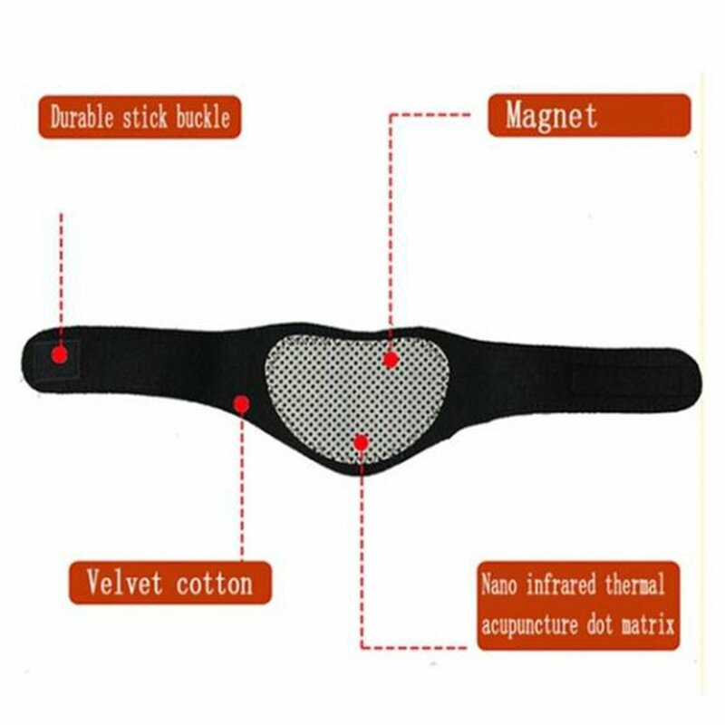 Neck Guard Neck Massager Self-heating Magnetic Therapy Thermal Self-heating Neck Pad Belt Neck Support Protector Massager