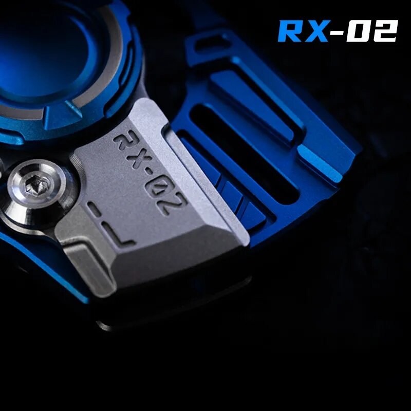 Mackie rx02スライダーfidget spinnerアダルト減圧玩具edc高速回転