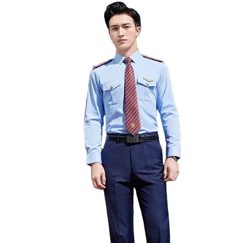 Оптовая продажа, индивидуальная Высококачественная Униформа авиатора черного, темно-синего цвета для мужчин и женщин, униформа авиатора
